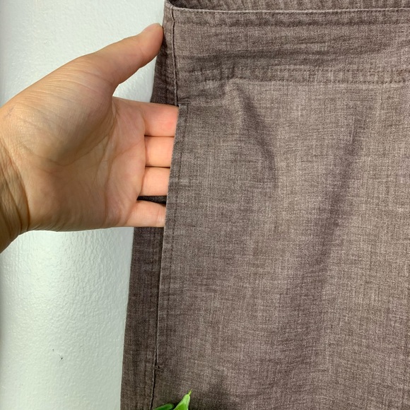 Prana Surta Brown Hemp Blend Drawstring Pants - Picture 3 of 7
